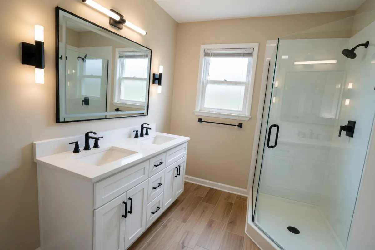 Guest bath refresh after