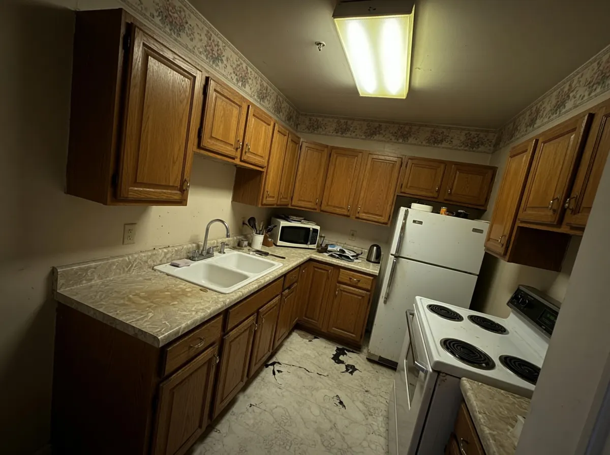 Chef's kitchen before